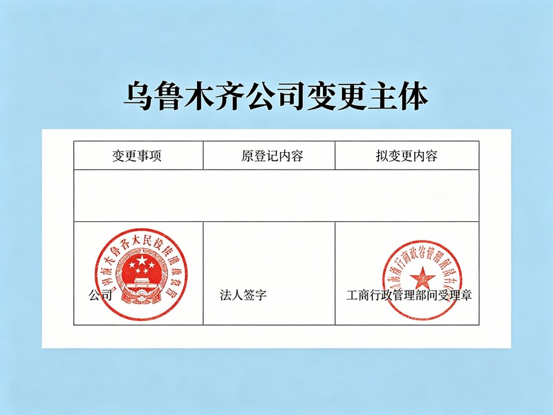 乌鲁木齐工商变更全套服务：经验分享及全流程资料解析