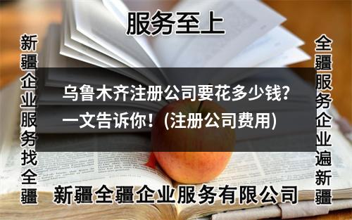 乌鲁木齐注册公司要花多少钱？一文告诉你！(注册公司费用)