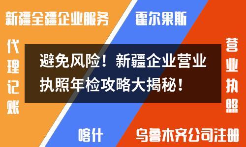 避免风险！新疆企业营业执照年检攻略大揭秘！
