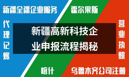 新疆高新科技企业申报流程揭秘
