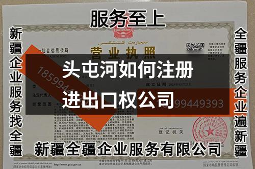 头屯河如何注册进出口权公司