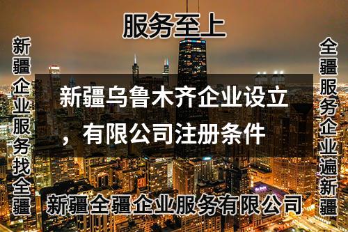 新疆乌鲁木齐企业设立，有限公司注册条件