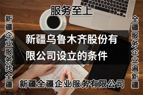 新疆乌鲁木齐股份有限公司设立的条件