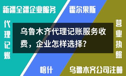 乌鲁木齐代理记账服务收费，企业怎样选择？