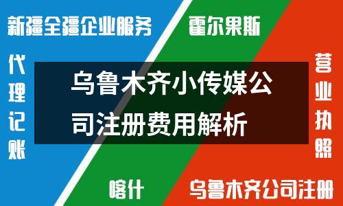 乌鲁木齐小传媒公司注册费用解析