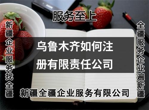 乌鲁木齐如何注册有限责任公司
