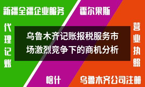 乌鲁木齐记账报税服务市场激烈竞争下的商机分析