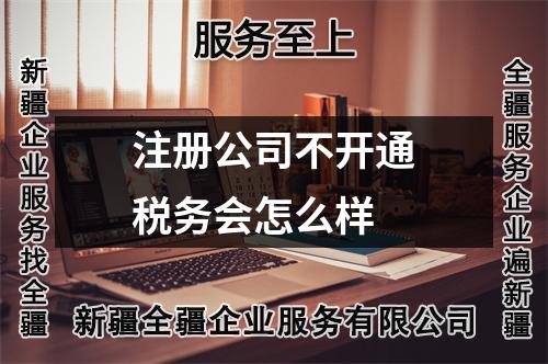 注册公司不开通税务会怎么样