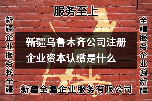 新疆乌鲁木齐公司注册企业资本认缴是什么