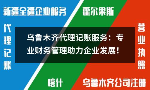 乌鲁木齐代理记账服务：专业财务管理助力企业发展！