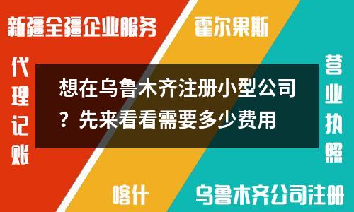 想在乌鲁木齐注册小型公司？先来看看需要多少费用