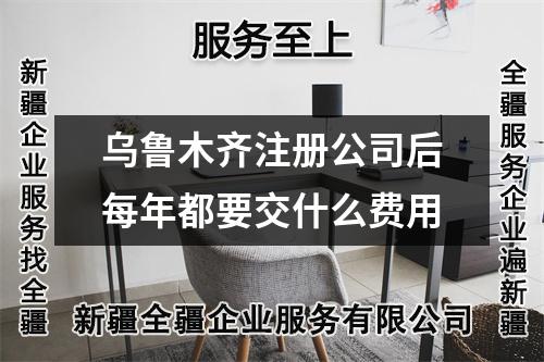 乌鲁木齐注册公司后每年都要交什么费用
