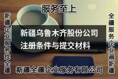 新疆乌鲁木齐股份公司注册条件与提交材料