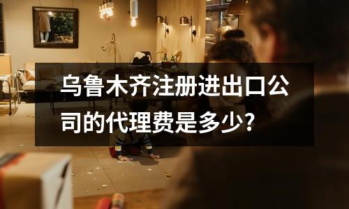 乌鲁木齐注册进出口公司的代理费是多少